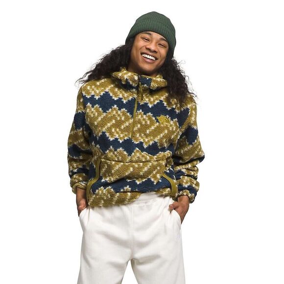 The North Face Campshire NF0A84HXOVH Men's Sulphur Moss Fleece Hoodie NCL154 - Picture 1 of 4